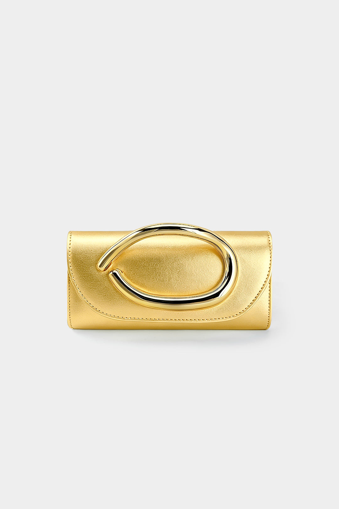 Metallic leren-look tas
