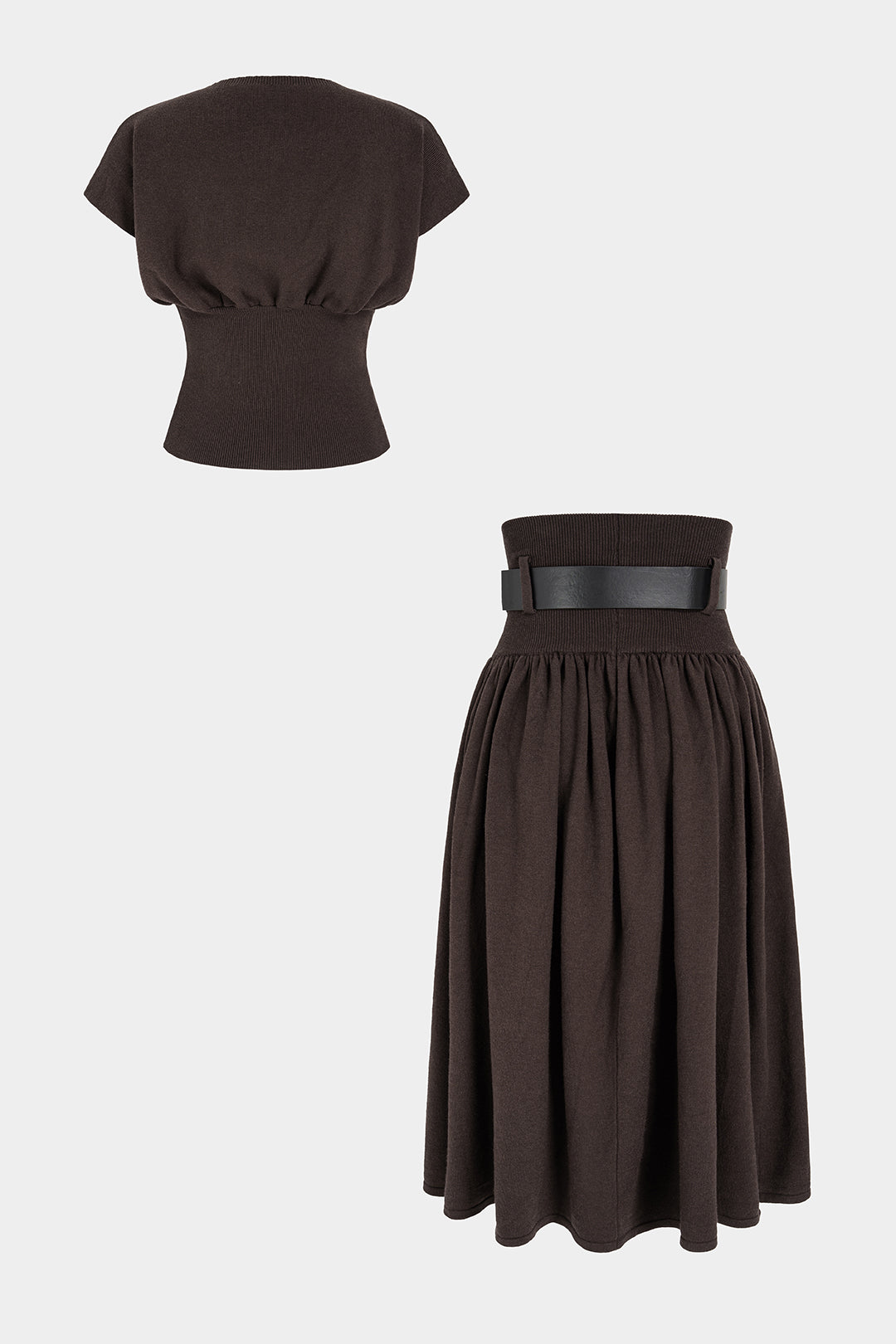 Juul - Gebreide set met top en rok