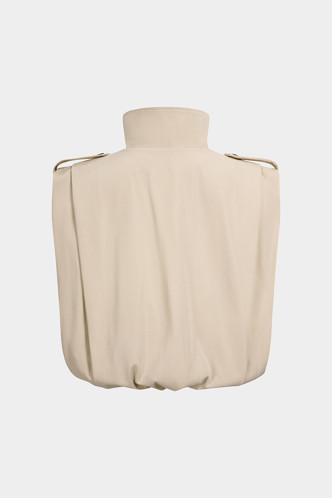 Gilet met dubbele knopenrij en smokwerk