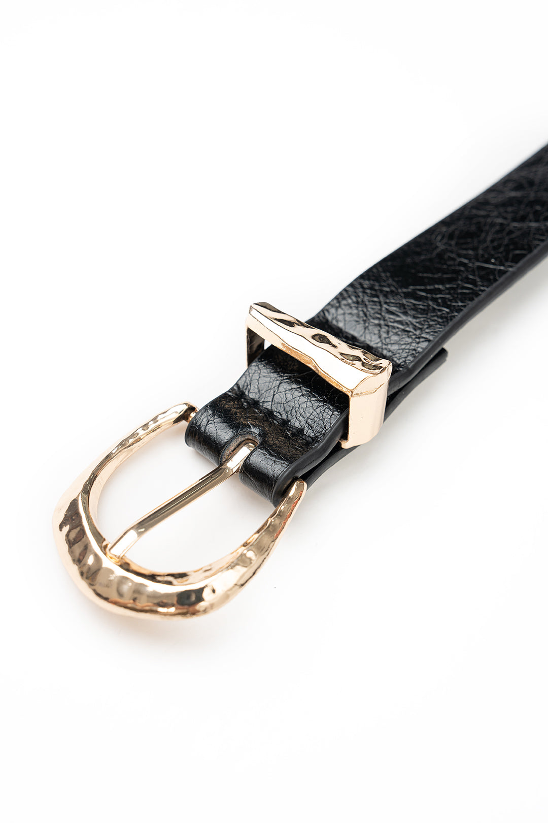 Leren-look gestructureerde riem