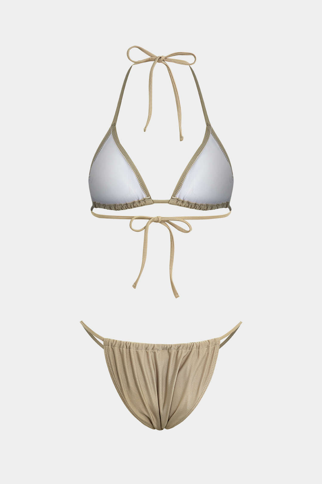 Tie-dye set met bikini en strandjurkje