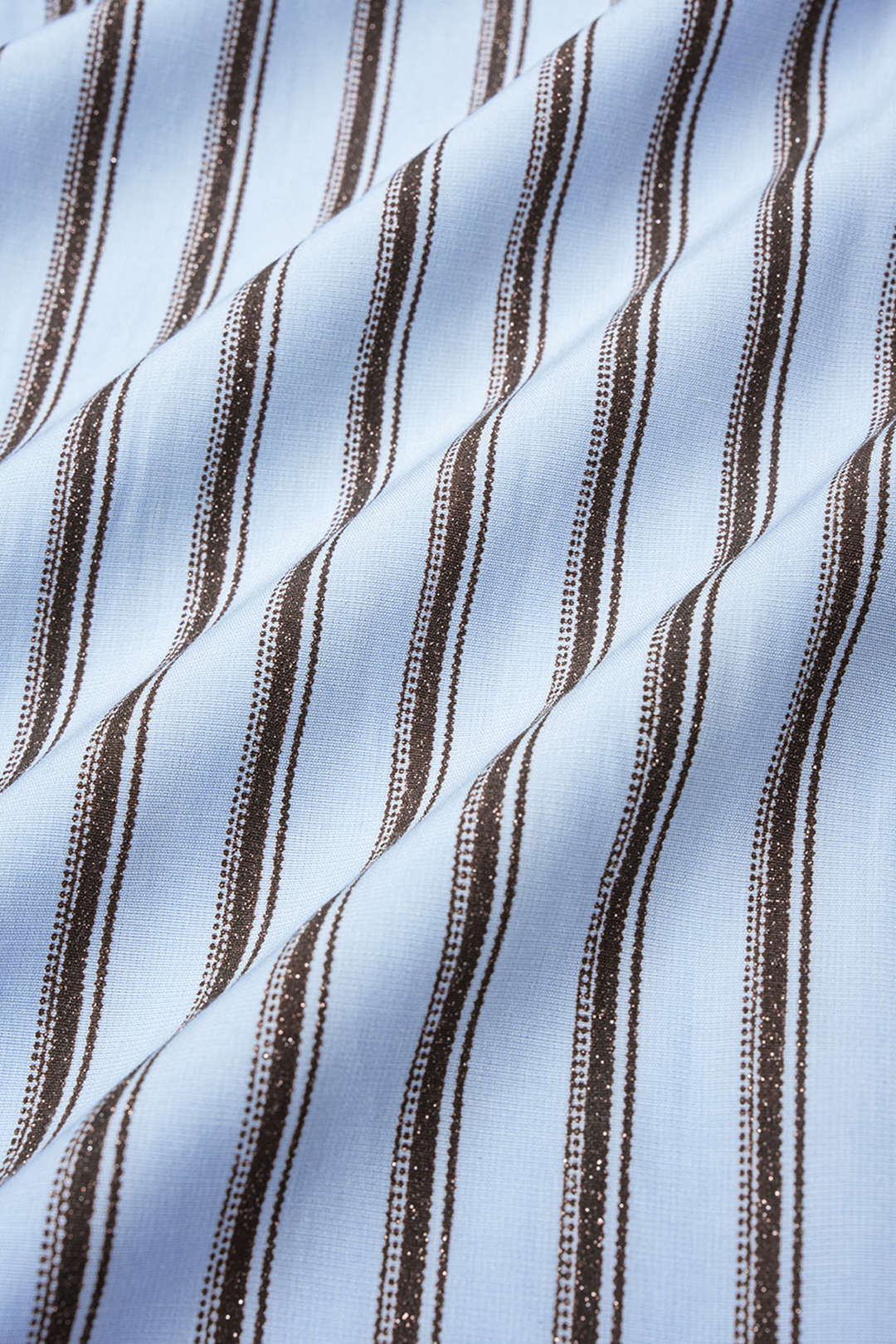 Gestreepte broek met hoge taille en wijde pijpen