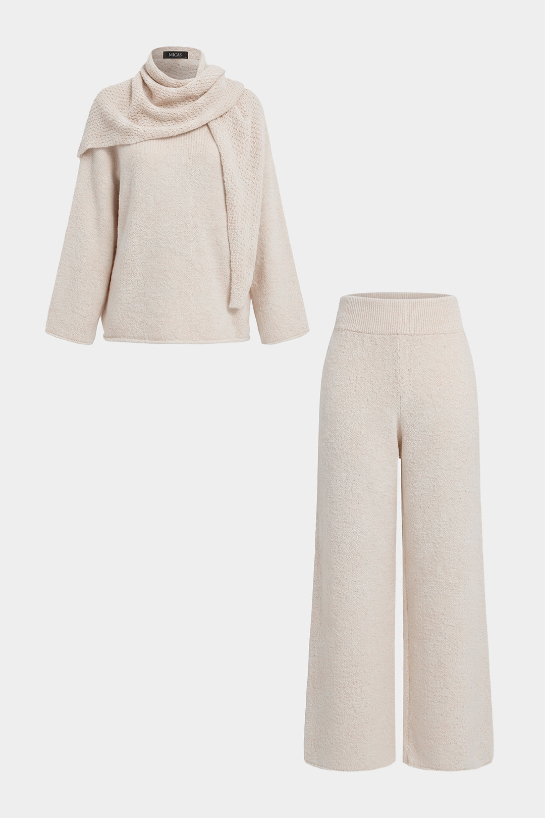 Dana - Gebreide set met top en broek