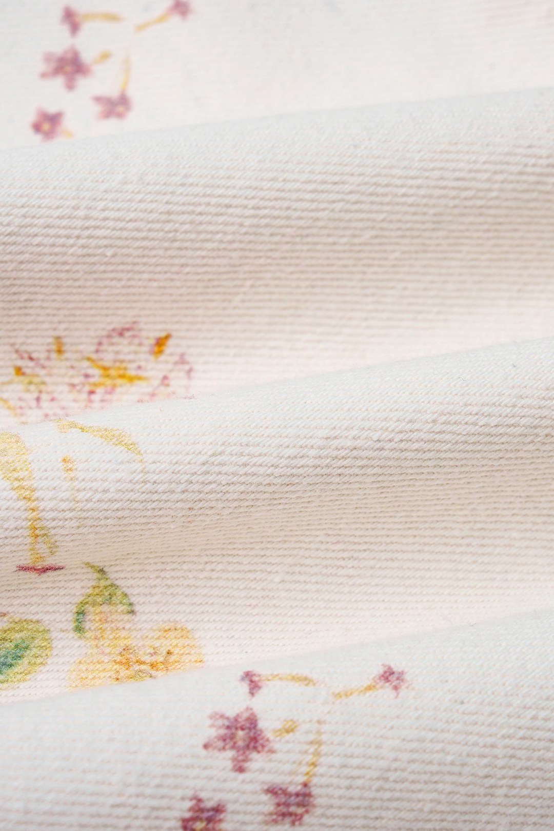 Bloemenprint jeans met hoge taille en rechte pijp