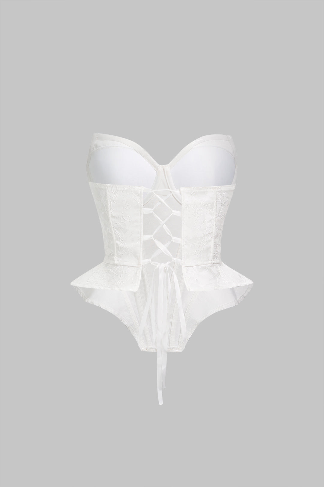 Rosa - Jacquard strapless top