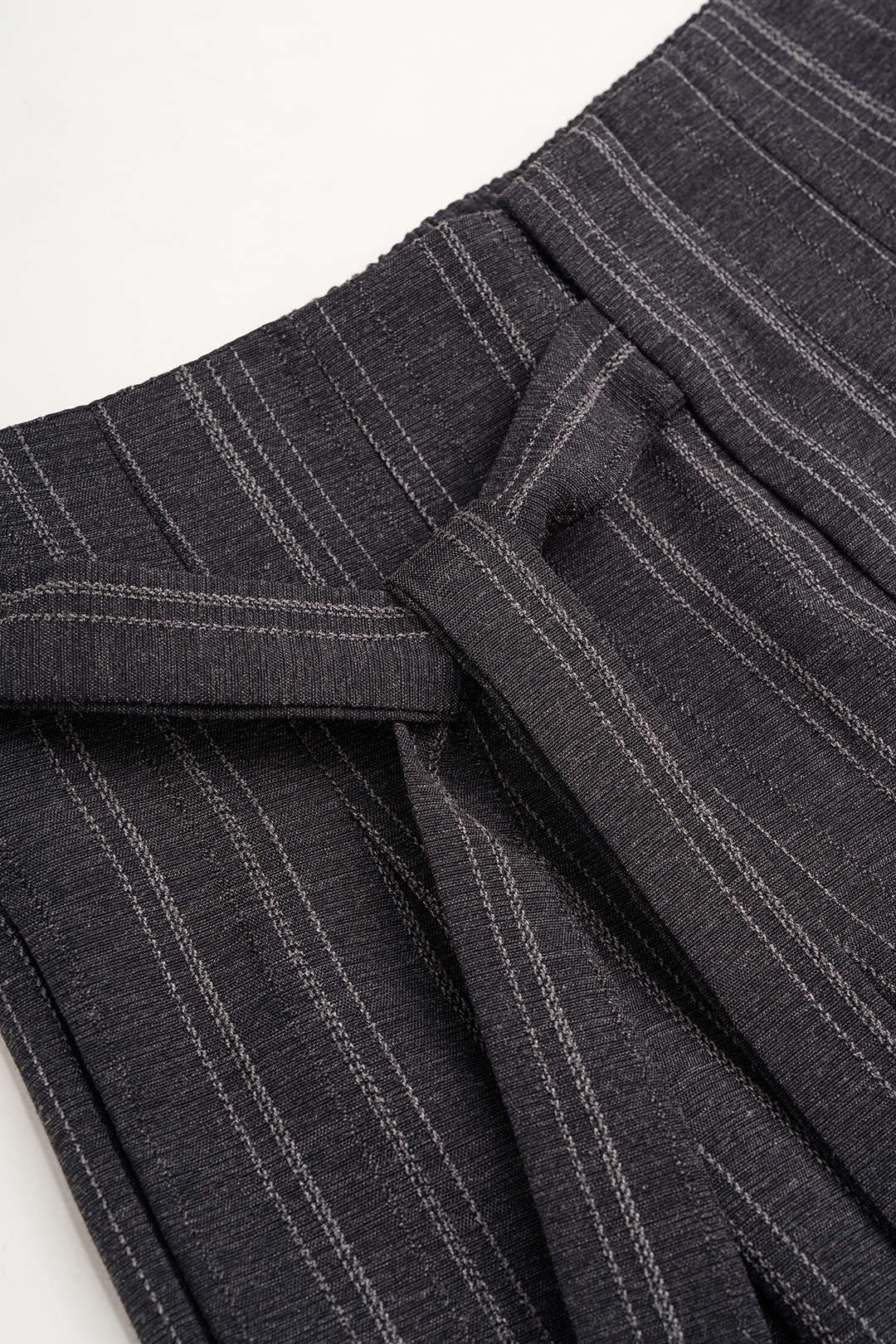 Gestreepte broek met strik