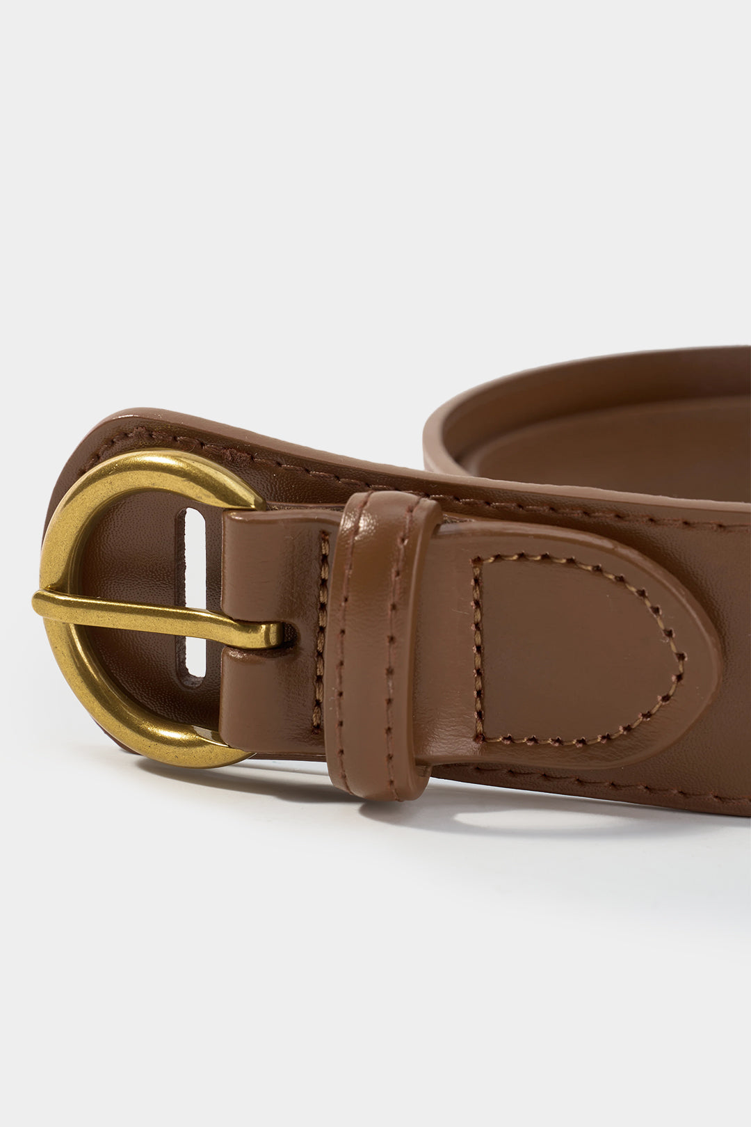 Faye - Leren-look riem