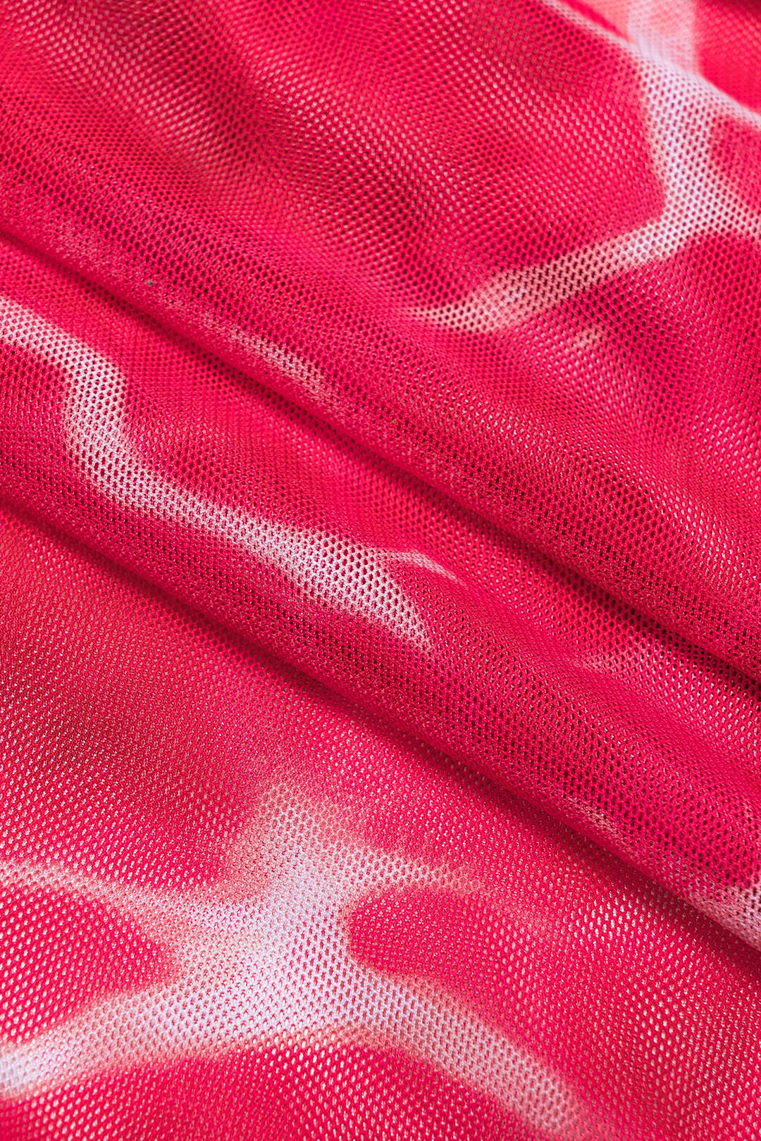 Tie-dye mesh bikini met strik