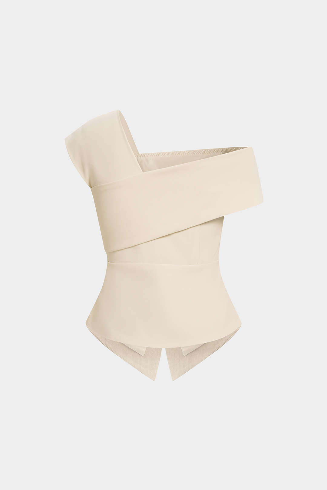Asymmetrische tanktop met één schouder