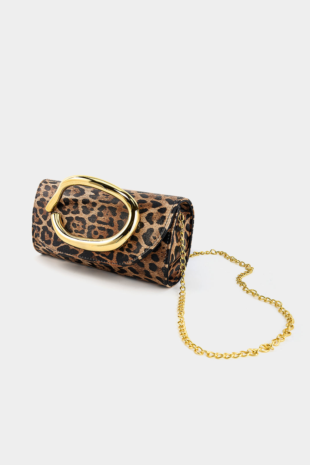 Metallic leren-look tas
