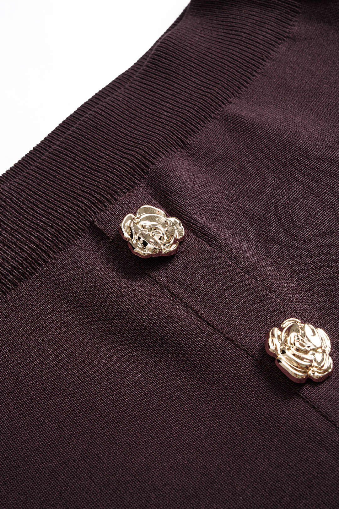 Gebreide metallic rok