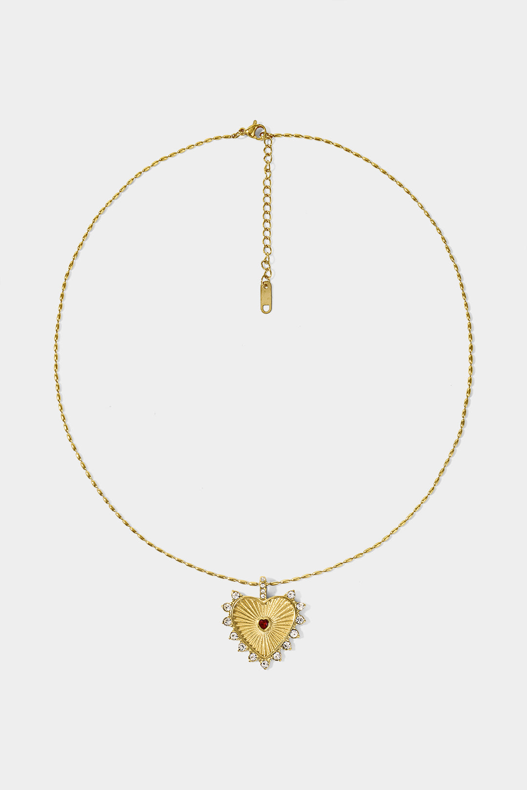 Ketting met hart en strass