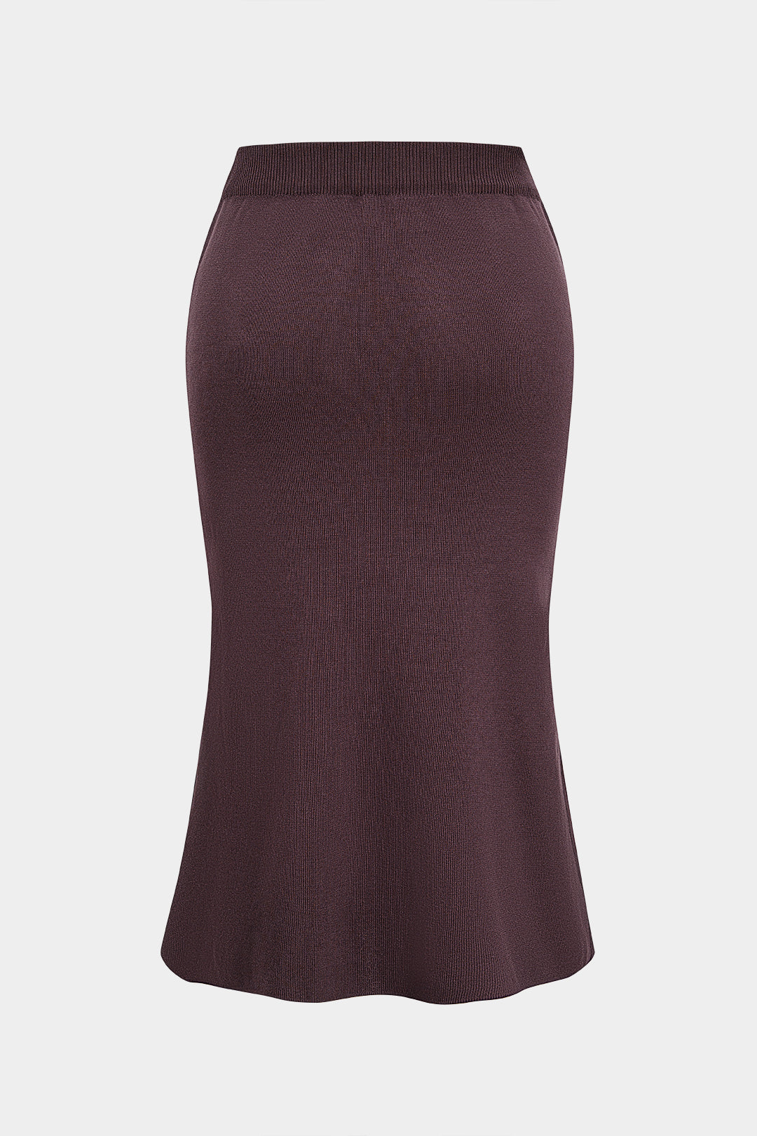 Gebreide metallic rok