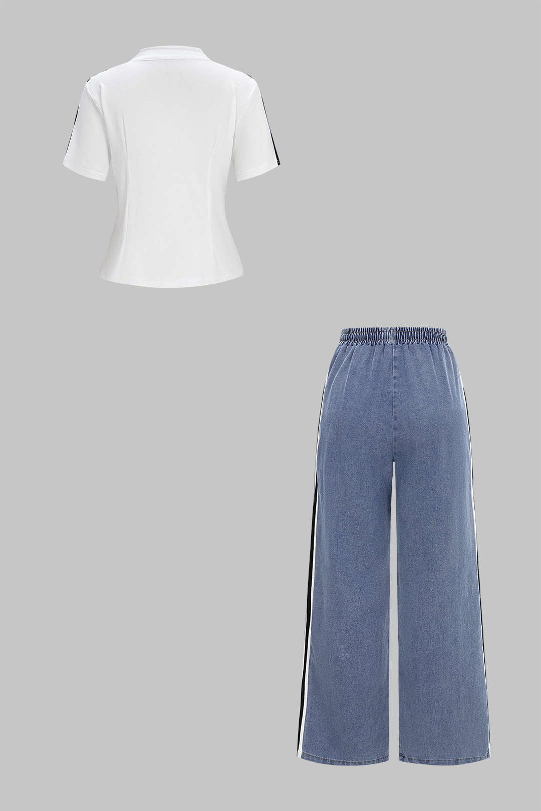 Jet - Denim set met top en jeans