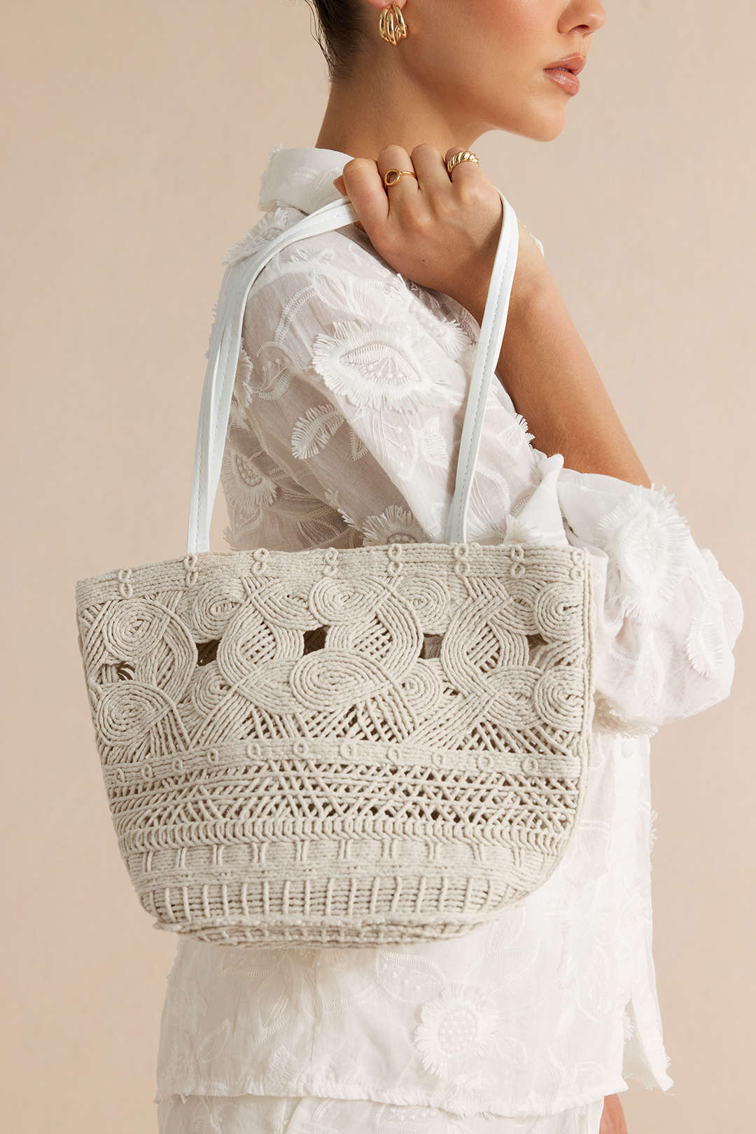 Shopper met uitsnijding