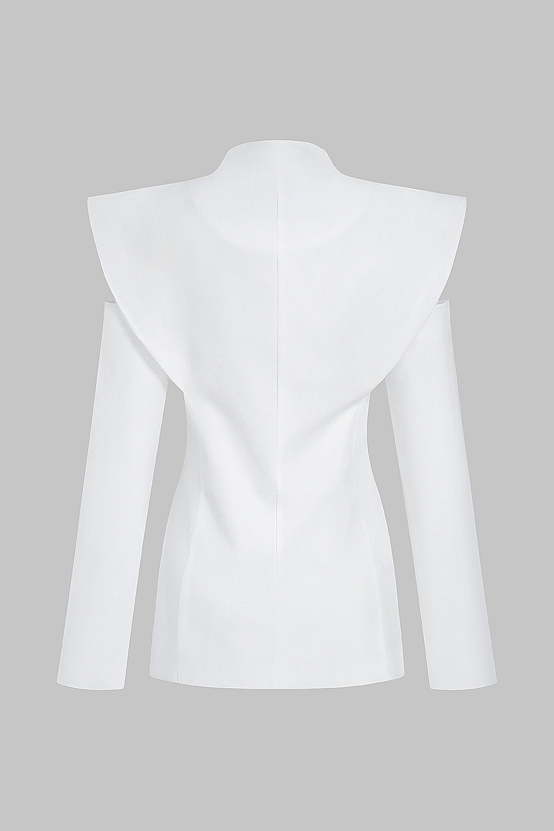 Elin - Effen blazer met uitsnijding
