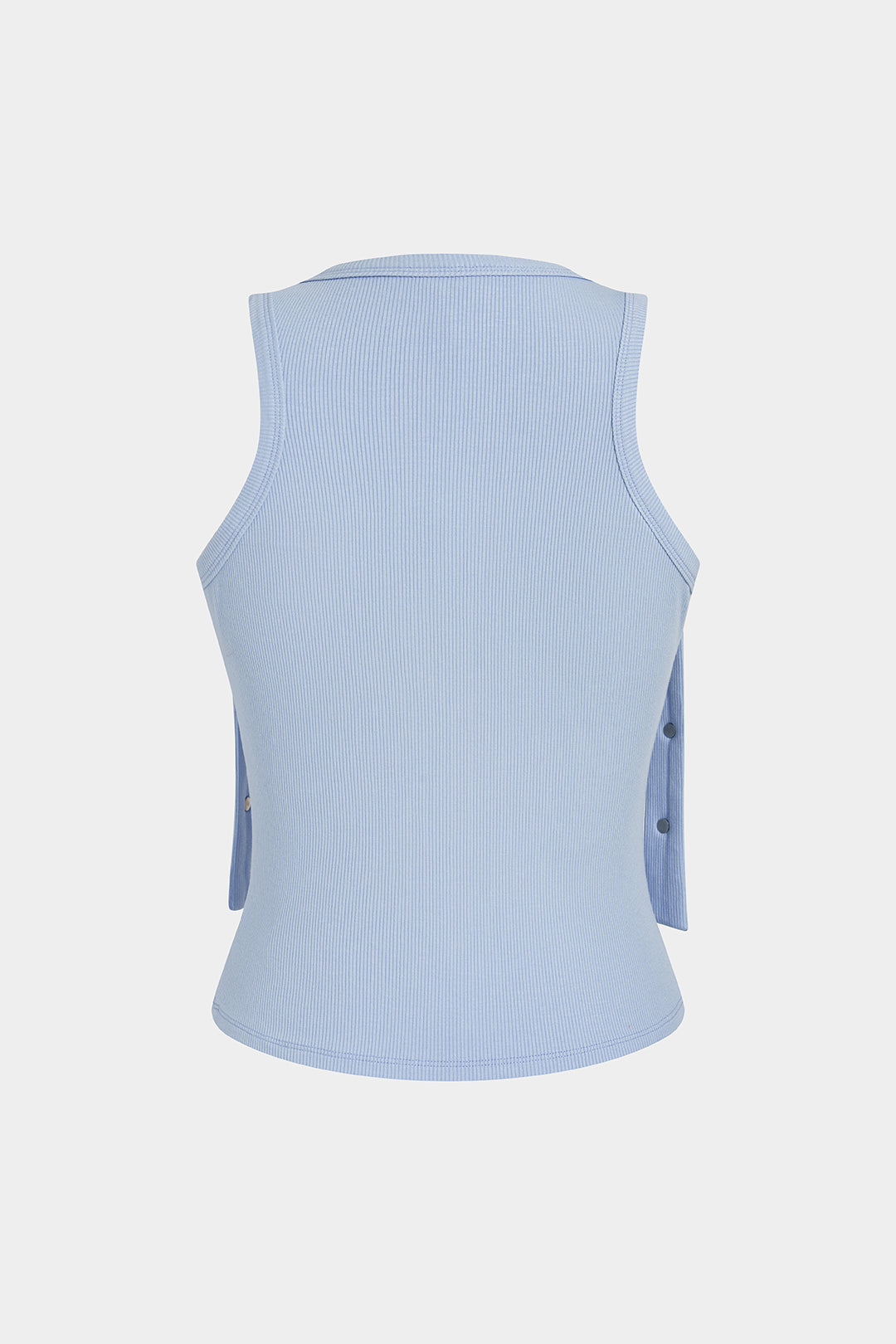 Tanktop met ronde hals en knoopjes
