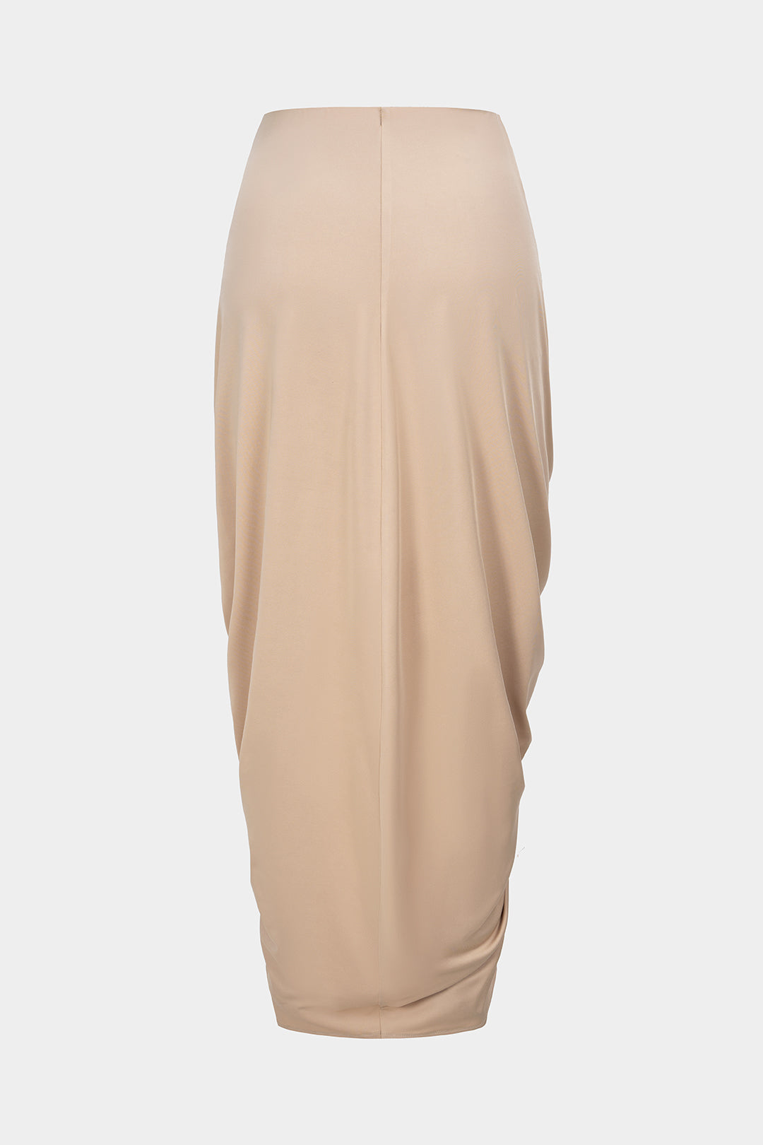 Paula - Asymmetrische rok met ruches en hoge taille