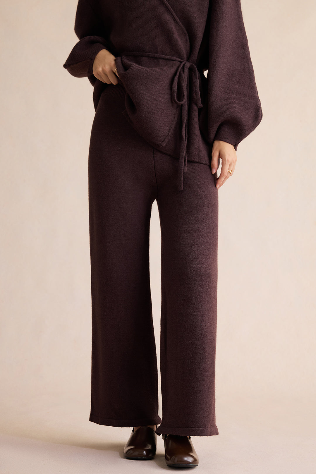 Selin - Gebreide set met top en broek