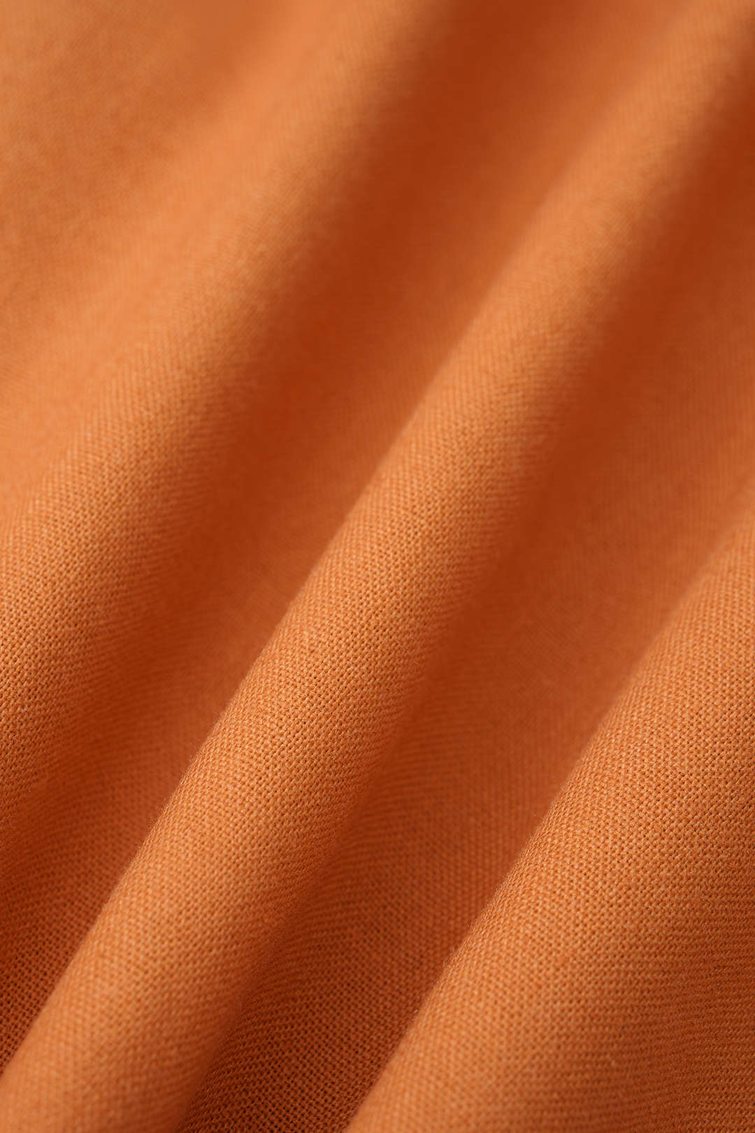 Linnen asymmetrische minijurk met revers, knoopjes en ruches