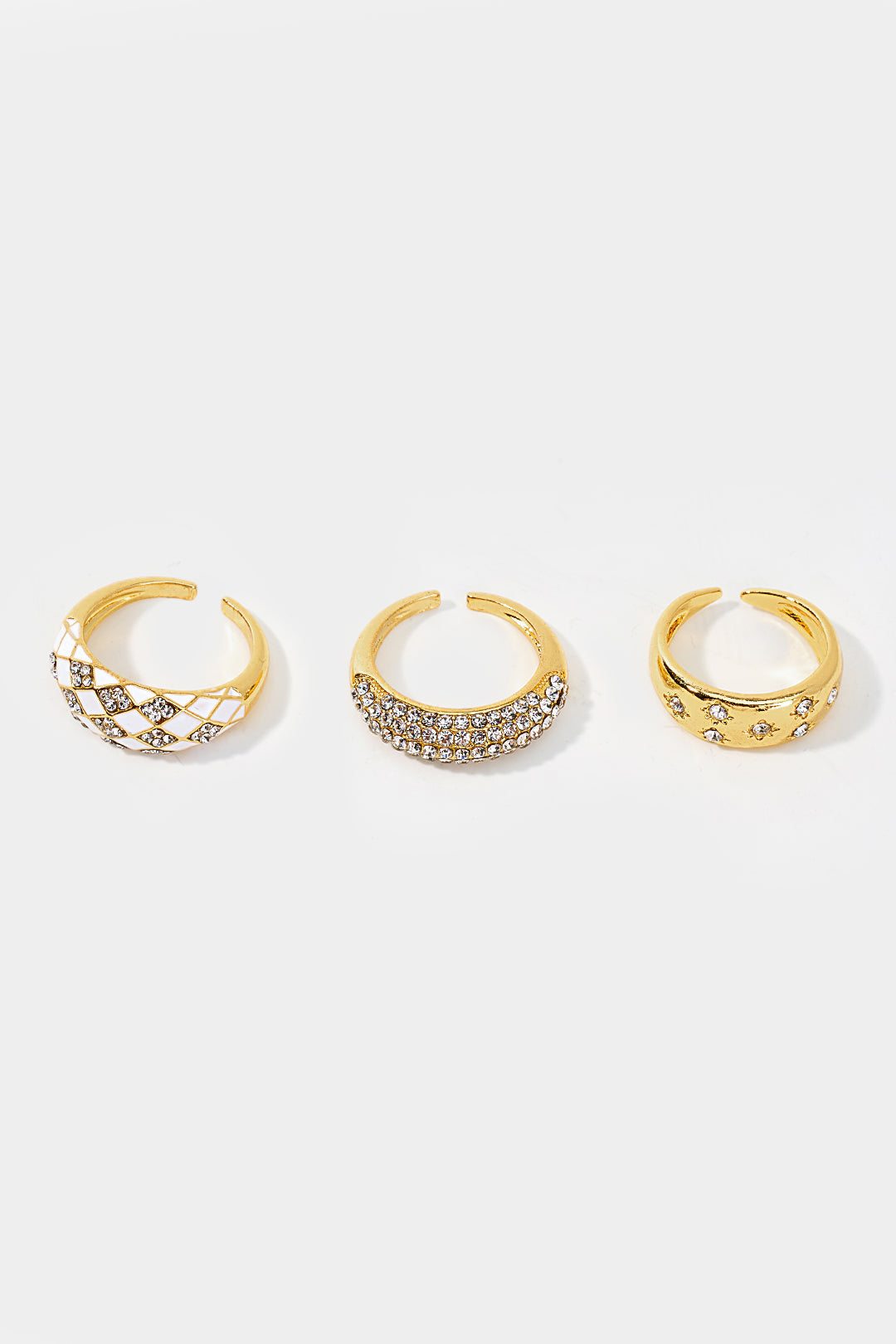 Merel - Ringen met strass