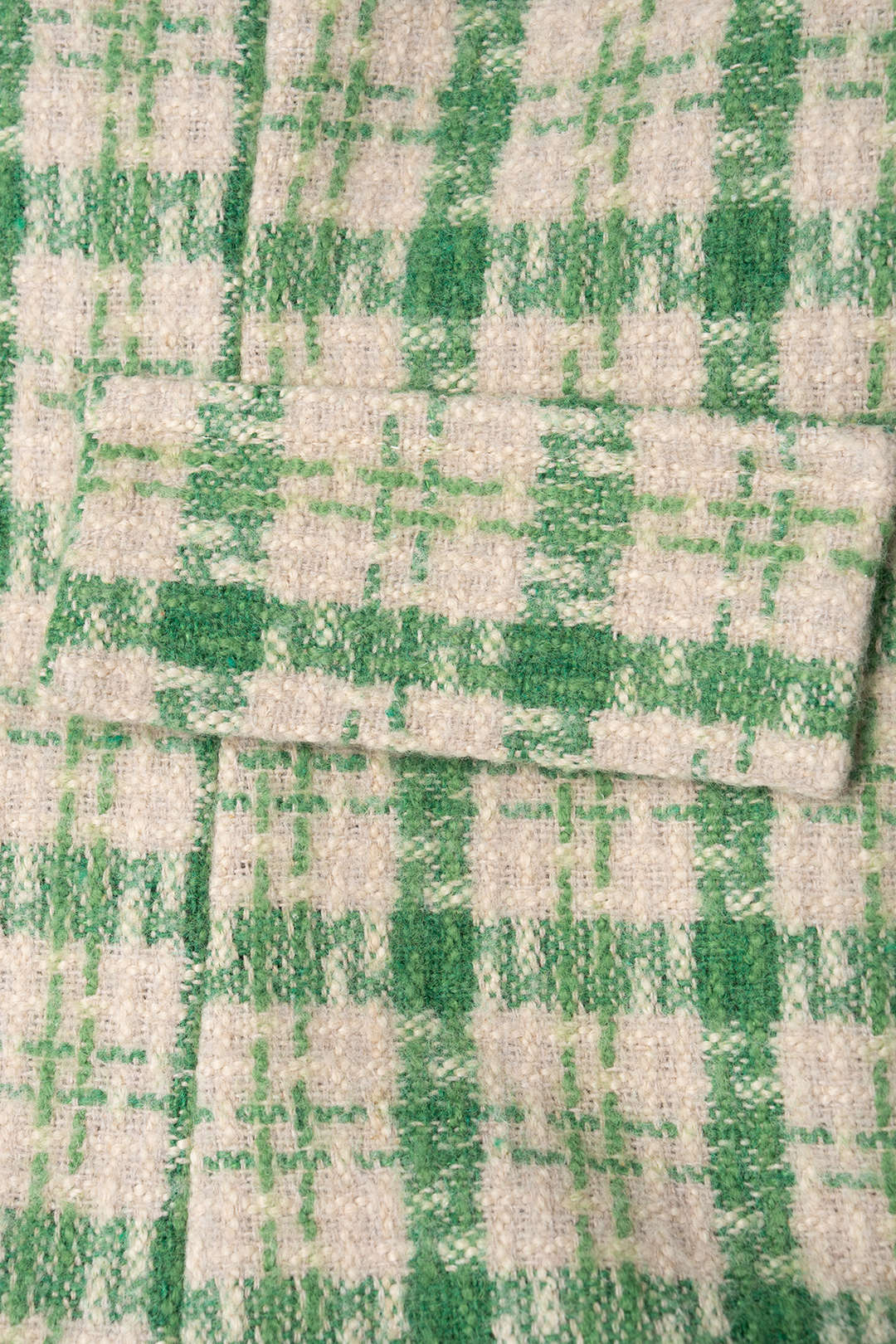 Geruit tweed gilet