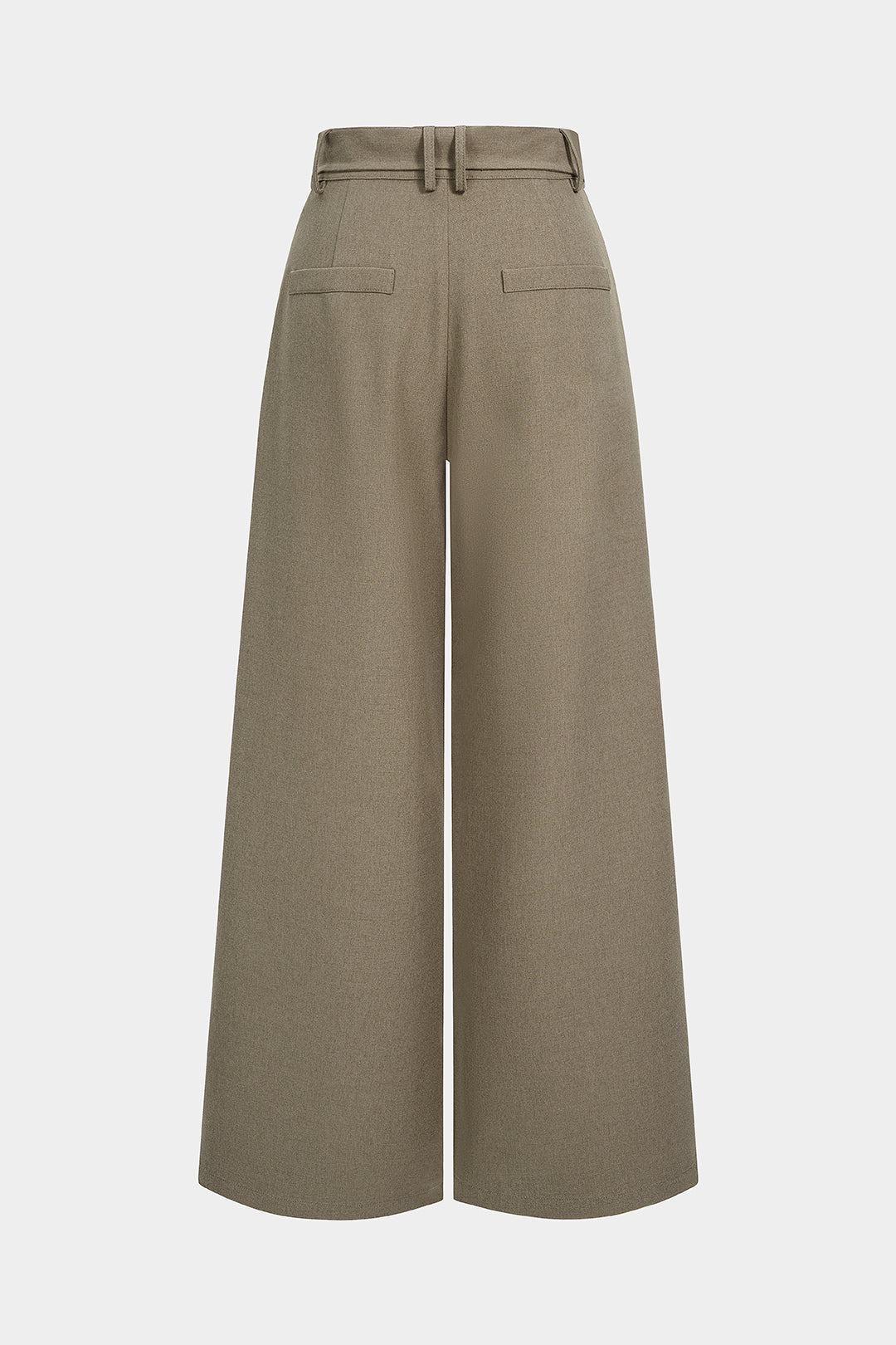 Nina - Broek met riem en wijde pijpen