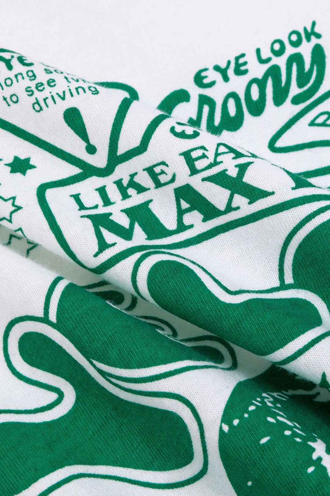 T-shirt met knoopdetail