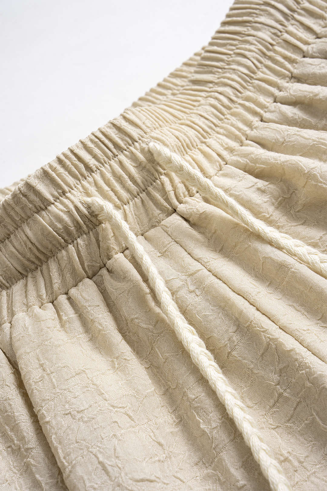 Short met trekkoord en strik