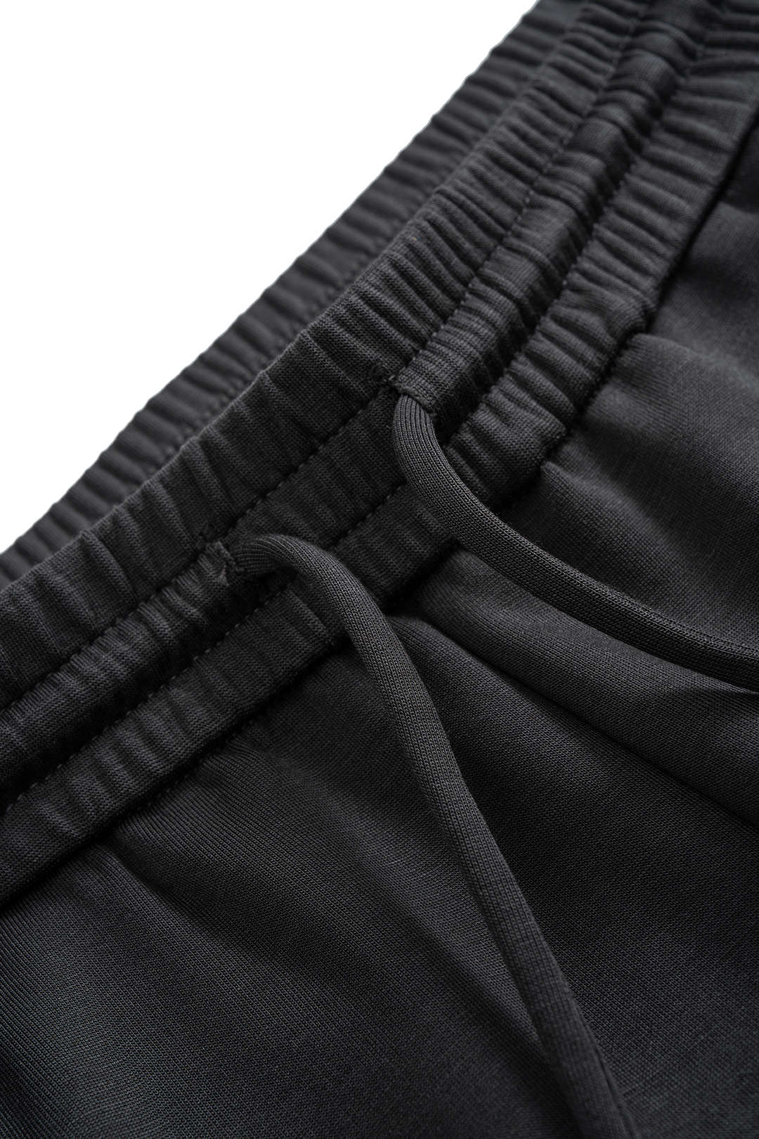 Effen pantalon met strik