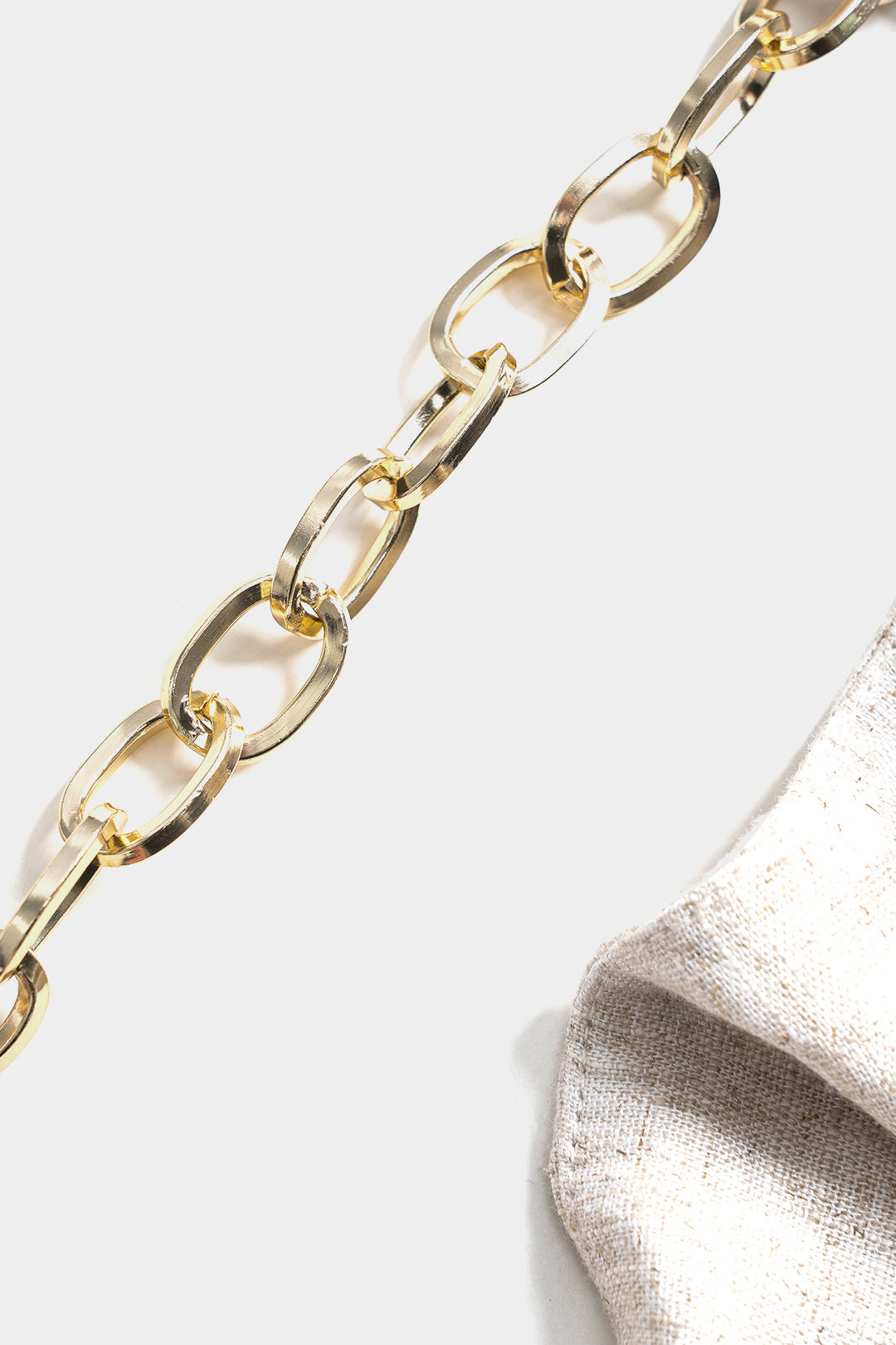 Metallic leren-look broek