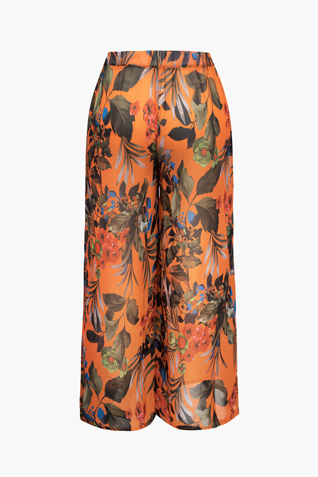 Bloemenprint set met bikini en broek
