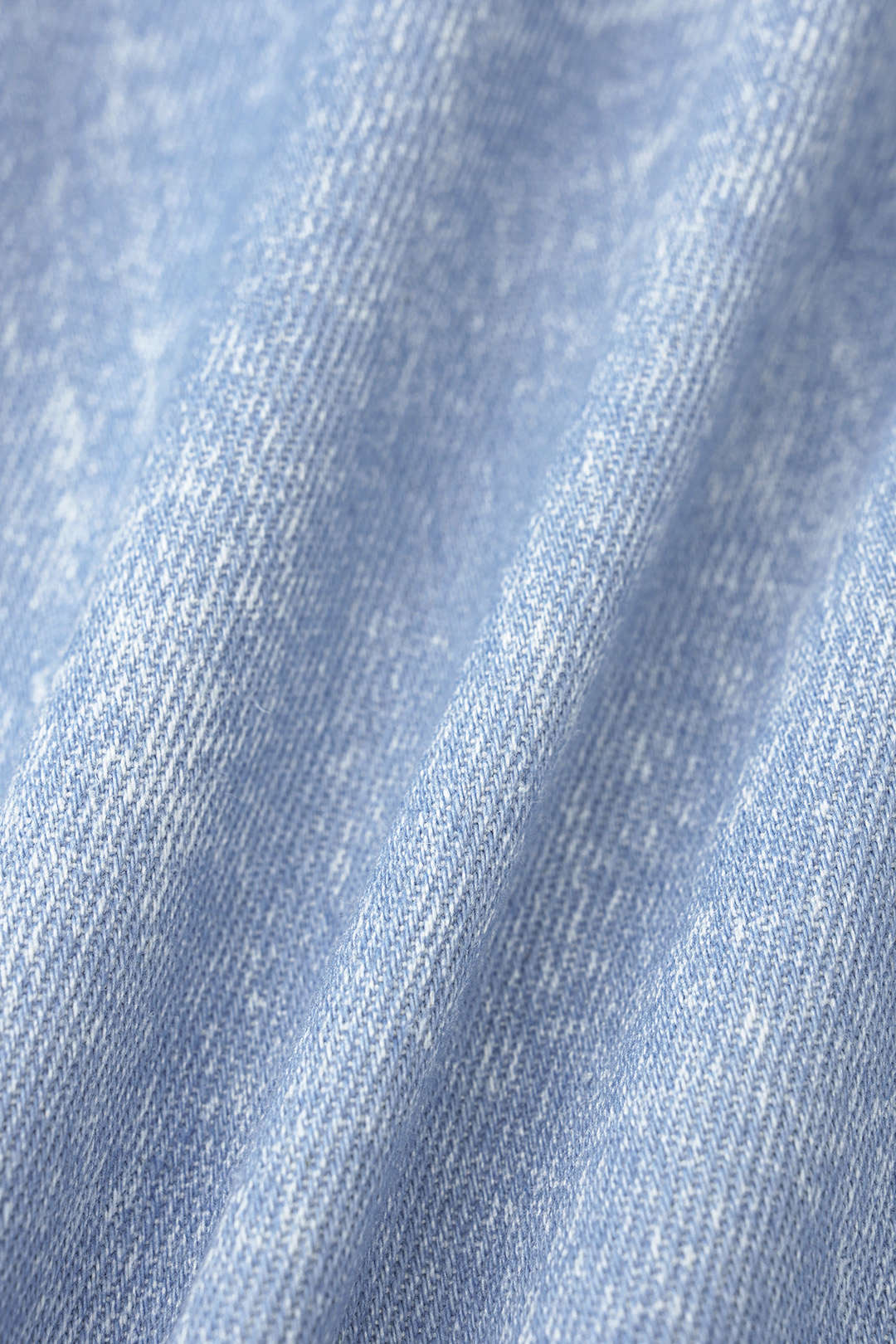 Denim set met strapless top en rok