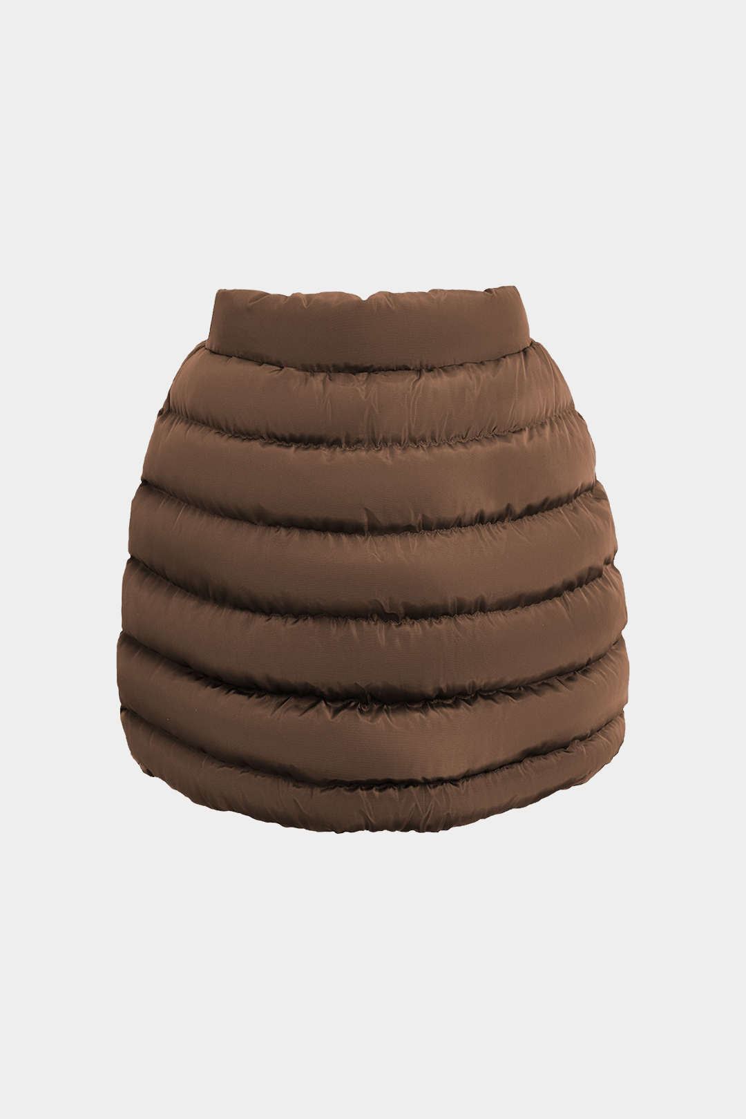 Effen minirok met knoopjes