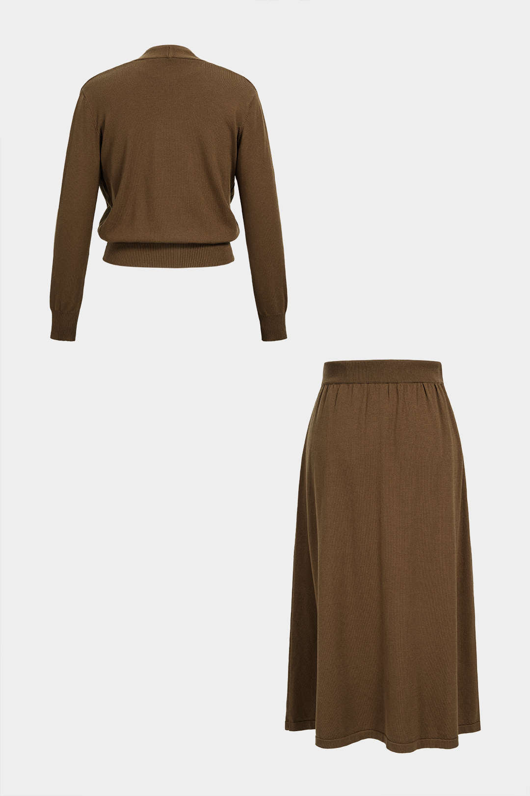 Merel - Gebreide set met top en rok
