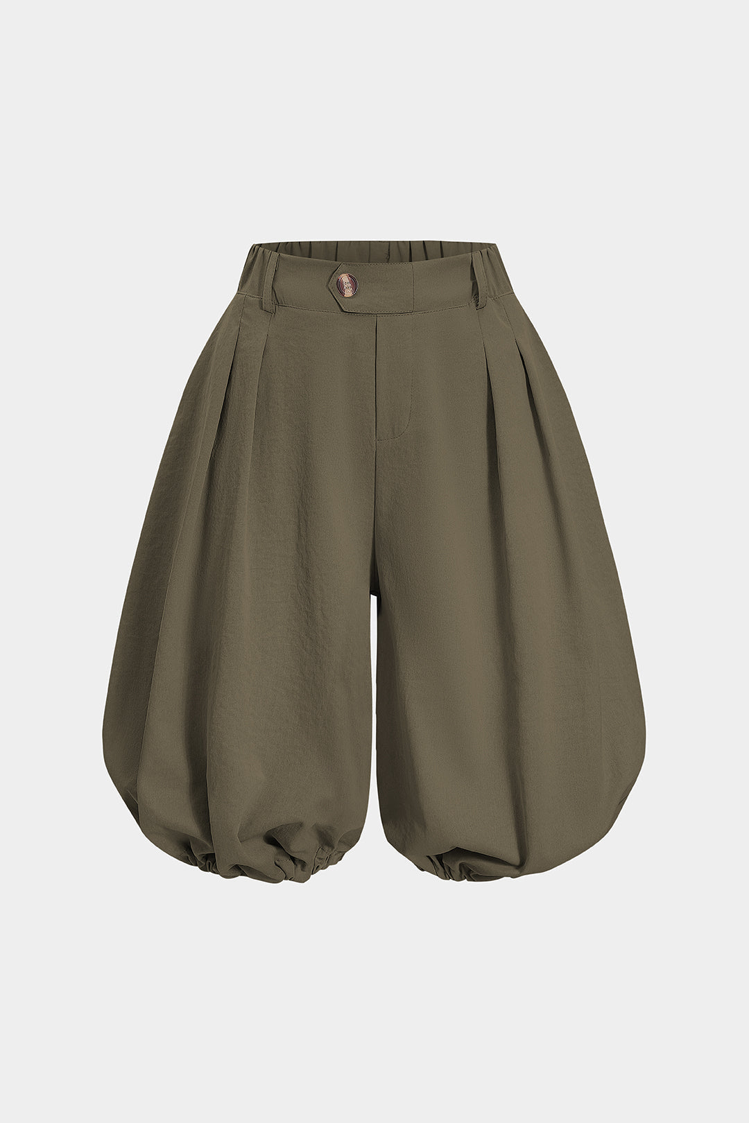 Effen short met ruches