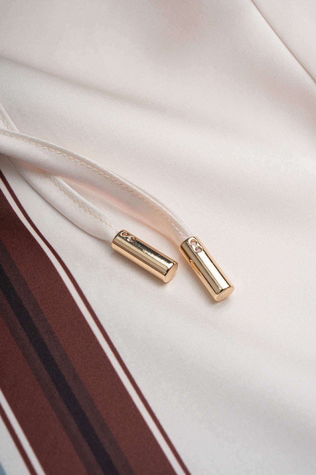 Romy - Geometrische broek met rechte pijp