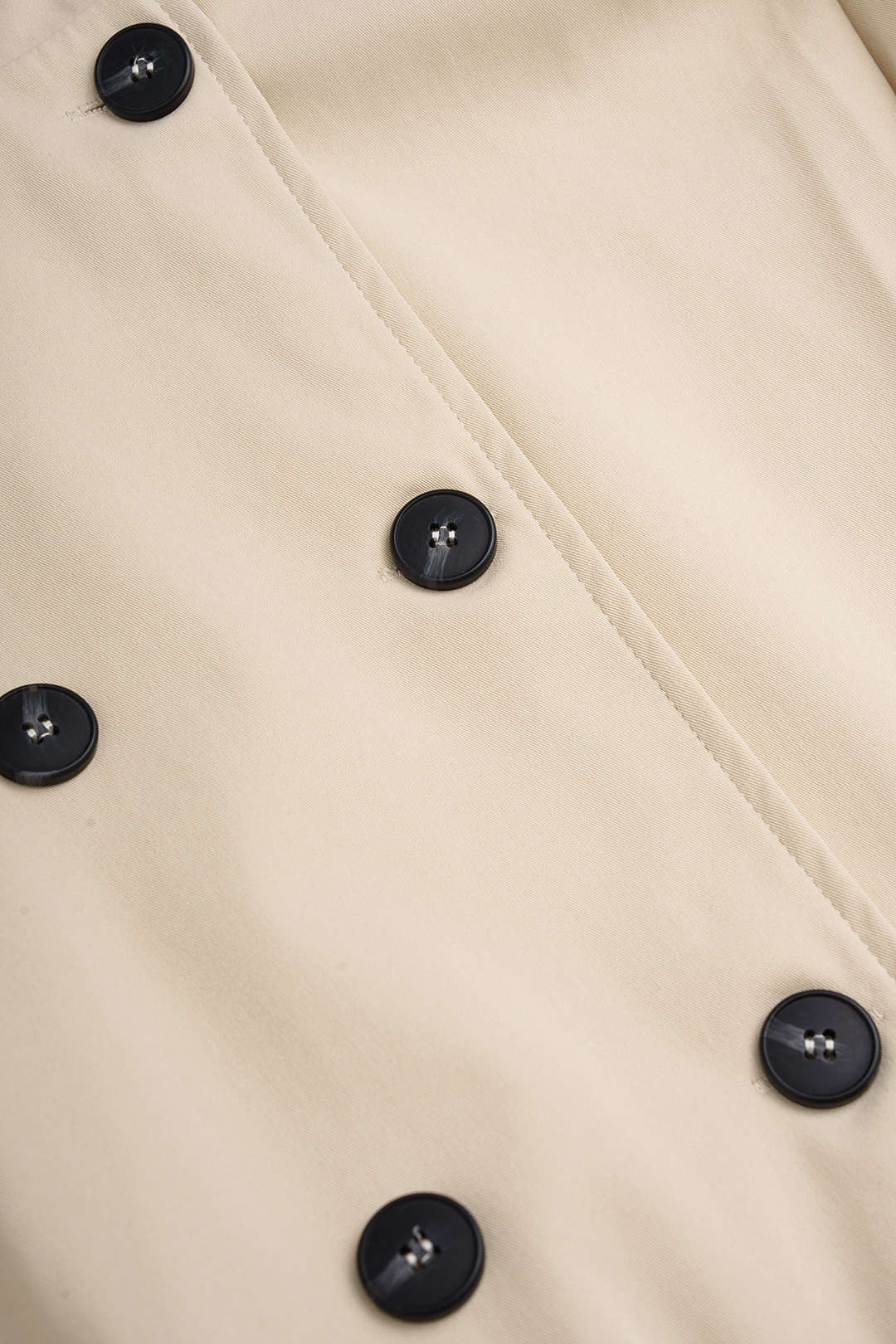 Gilet met dubbele knopenrij en smokwerk