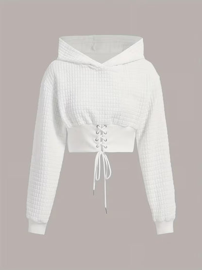Lasos Trendy Hoodie with Drawstrings