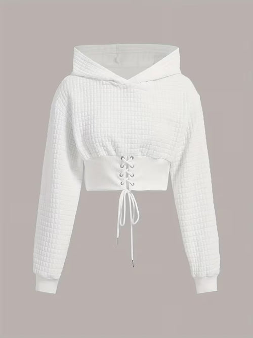 Lasos Trendy Hoodie with Drawstrings