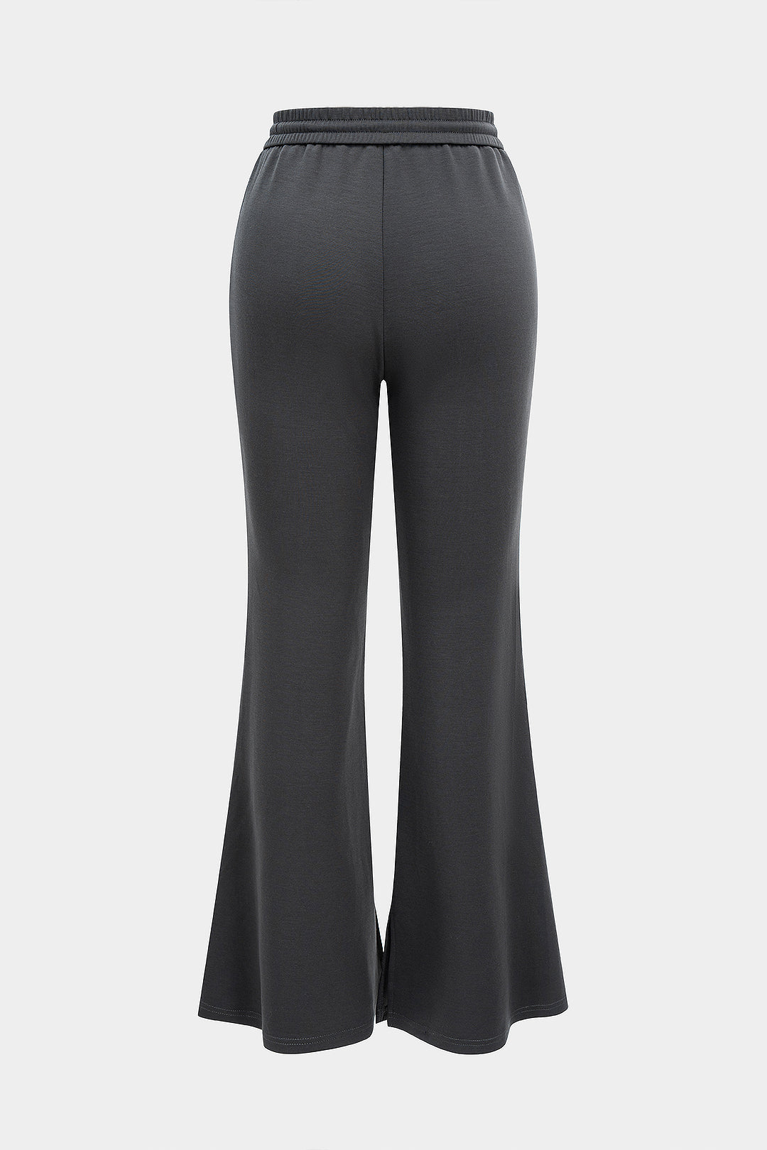 Effen pantalon met strik