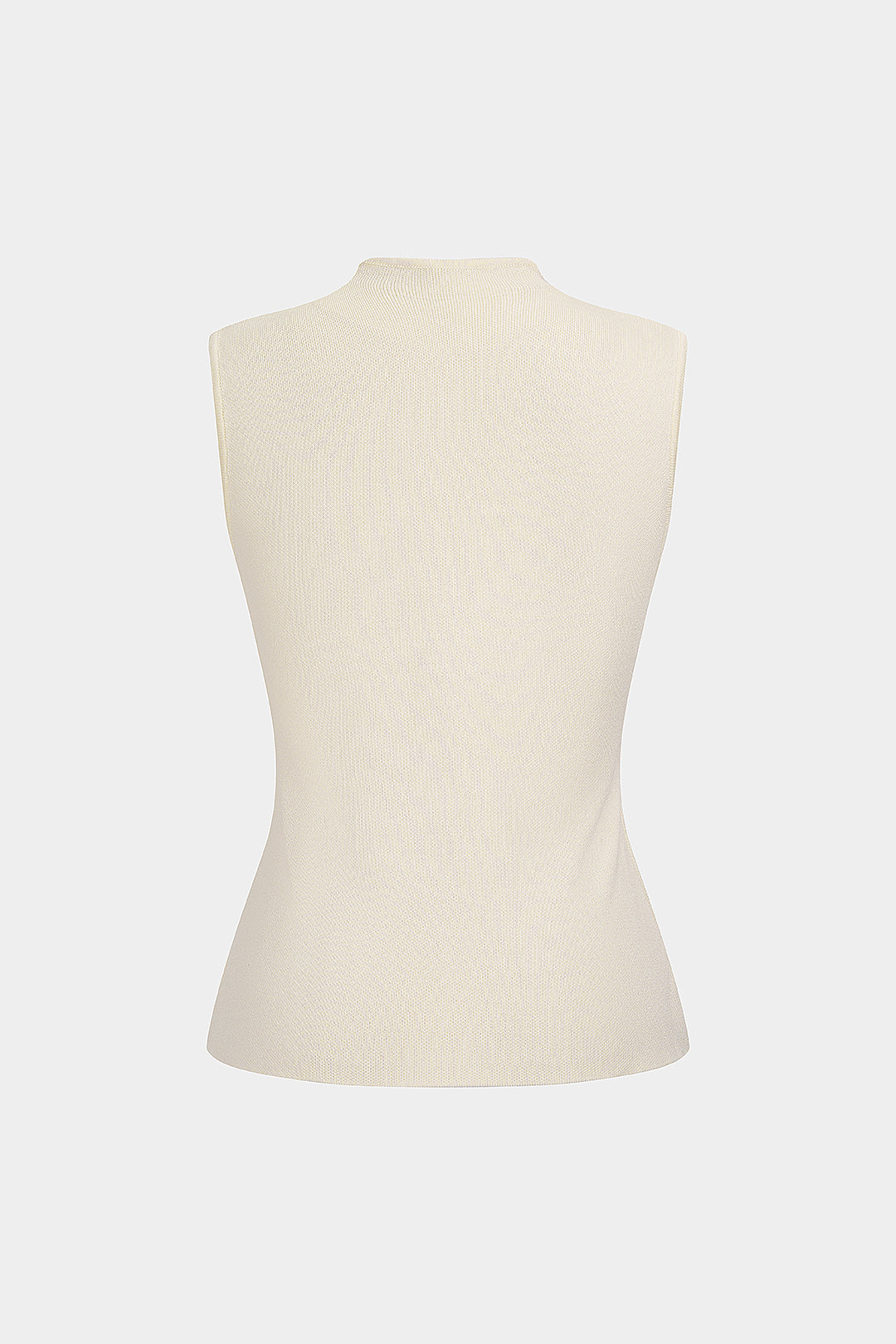 Effen tanktop met V-hals
