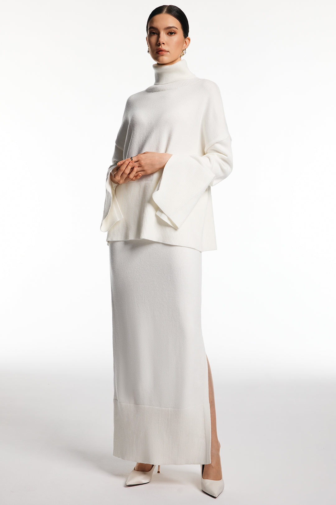 Loïs - Gebreide set met top en rok