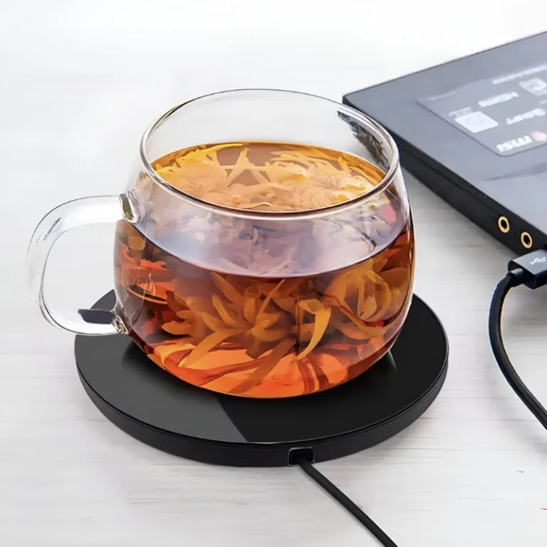 USB mug warmer for desk and coffee cup warmer
