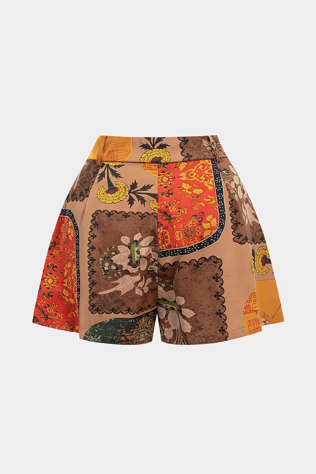 Bloemenprint short