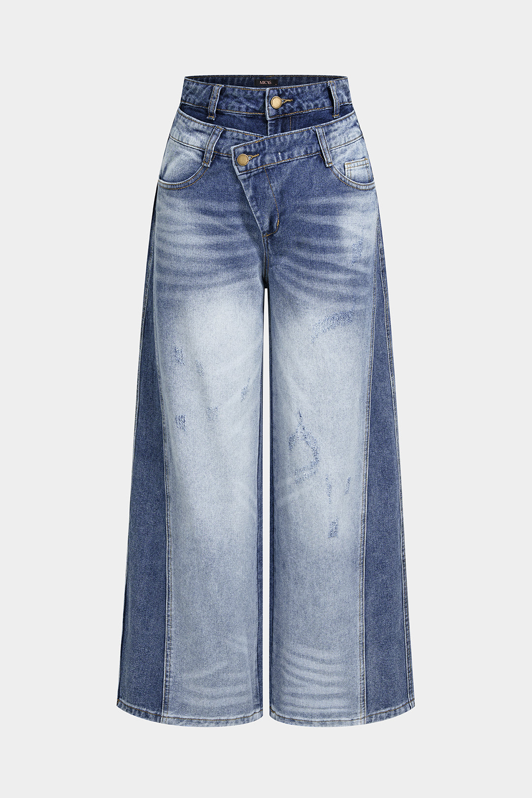 Dana - Jeans met wijde pijpen