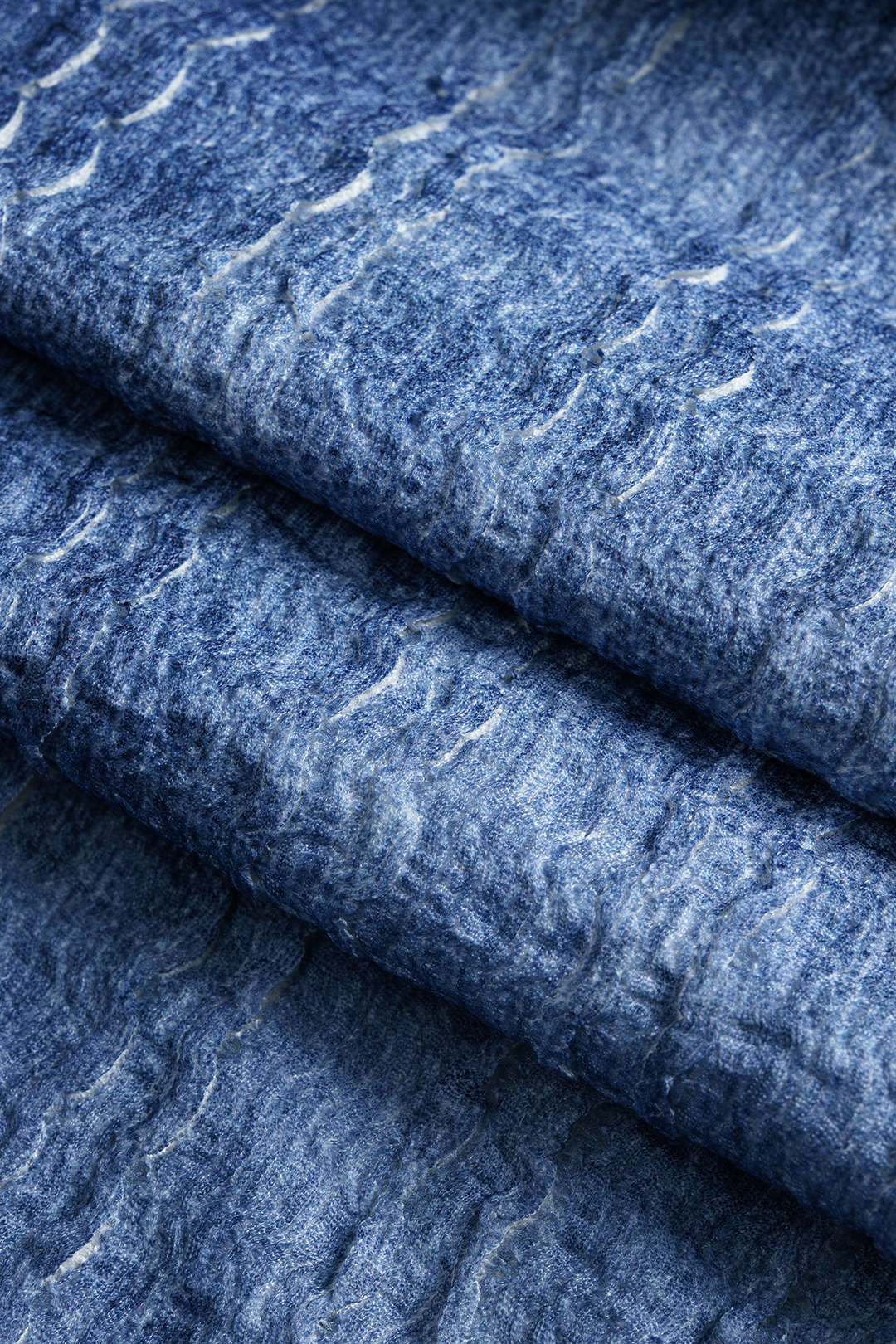 Denim mouwloze maxijurk met spaghettibandjes