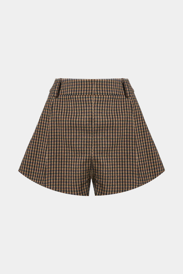 Geruite short met zakken