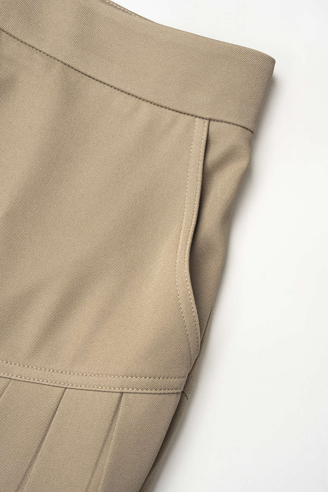 Jet - Geplooide broek met wijde pijpen