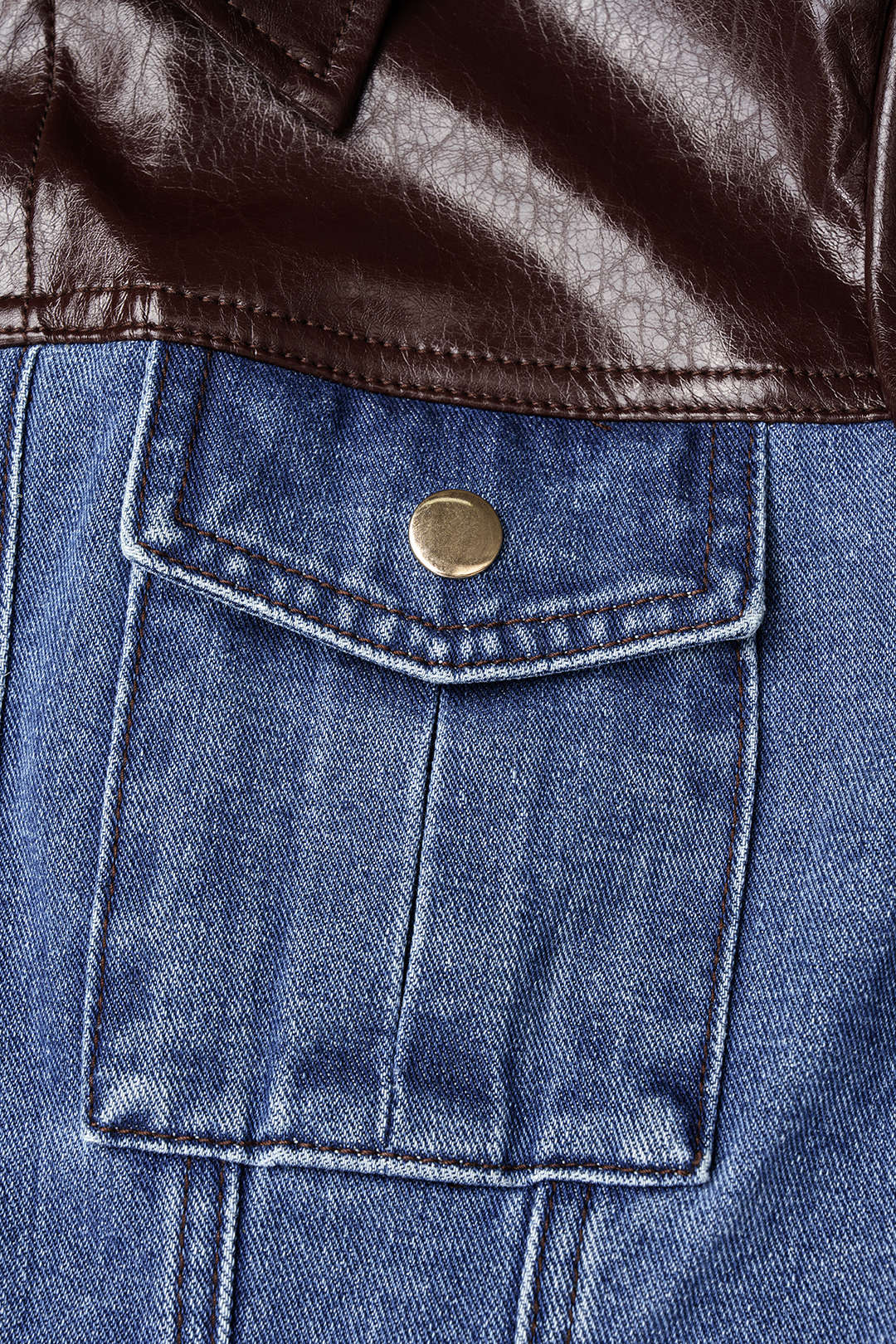 Stella - Denim patchwork jasje